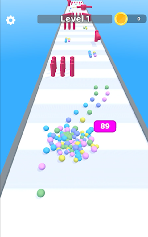 Orbeez Run 3D Mod экрана 1