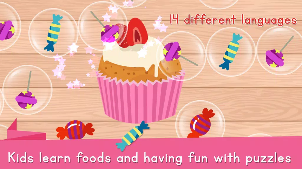 Food Puzzle for Kids ảnh chụp màn hình 3