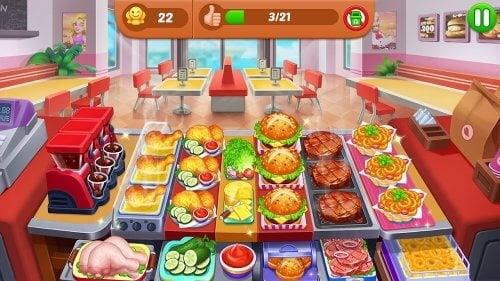 ภาพหน้าจอ Cooking Diner: Chef Game 0