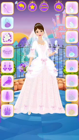 Princess Wedding Dress Up Game ภาพหน้าจอ 3