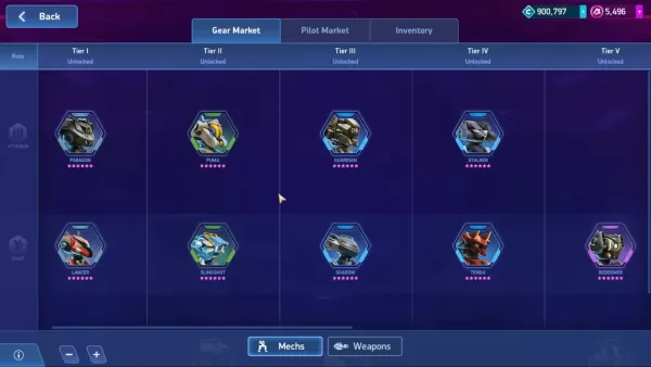 Guía del Hub de Equipamiento F2P de Mech Arena