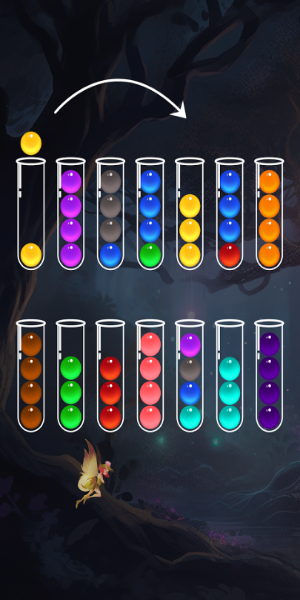 Ball Sort Color Puzzle Game ဖန်သားပြင်ဓာတ်ပုံ 0