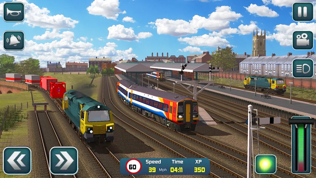 Euro Train Driver Train Games Zrzut ekranu 3