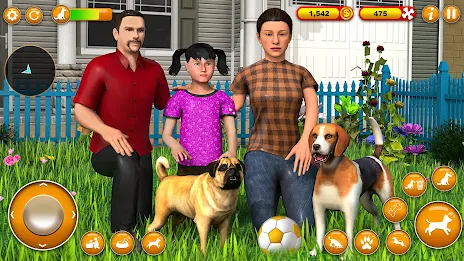 Pet Dog Family Adventure Games capture d’écran 1