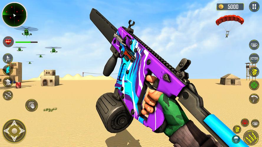 FPS Shooting game 3d gun game screenshot 0