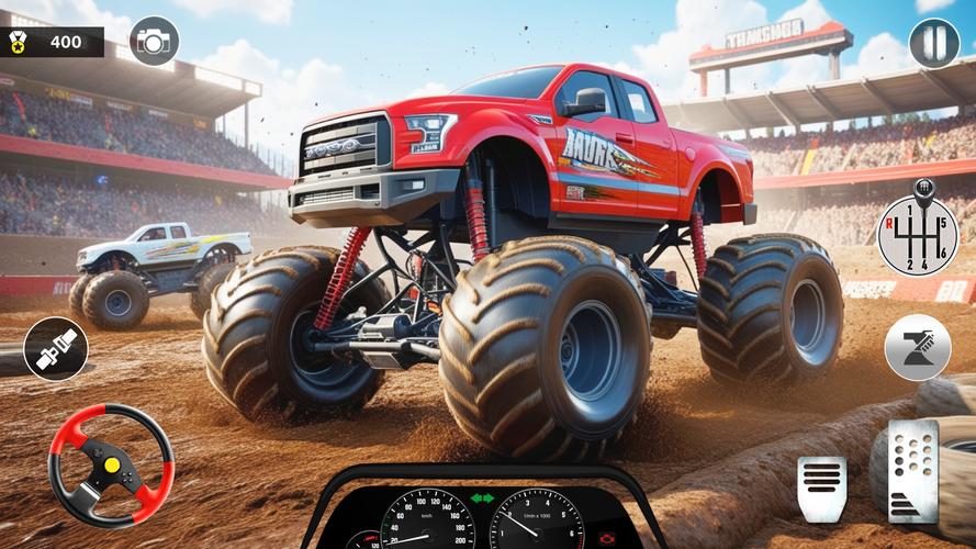 Monster Truck Racing Game 3D屏幕截圖1