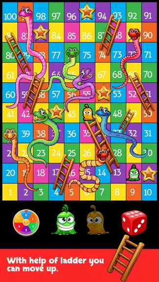 Snakes and Ladders - Dice Game Ảnh chụp màn hình 1