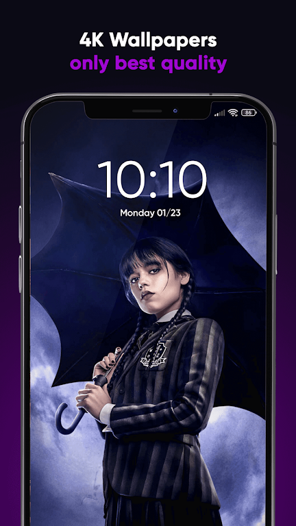 Wednesday Addams Wallpapers HD ekran görüntüsü 1