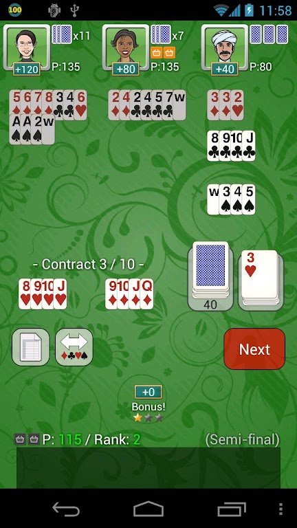 Contract / Shanghai Rummy Free屏幕截圖0