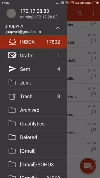 Screenshot QmailClient 3