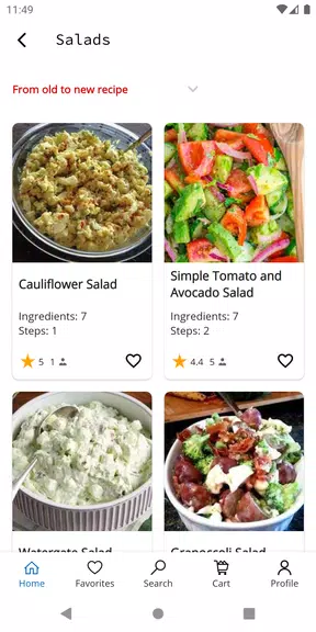 Easy Recipes. Recipe Book स्क्रीनशॉट 1