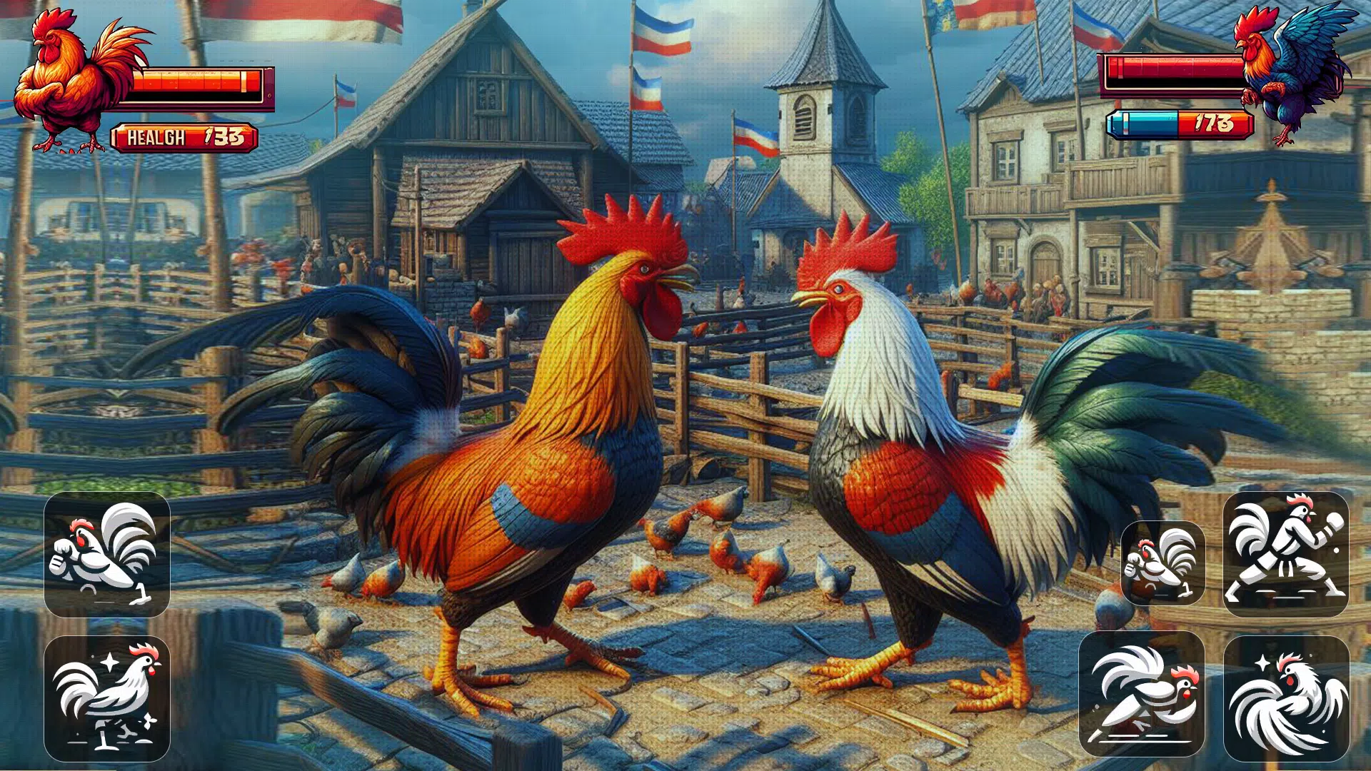 Schermata Street Rooster Fight Kung Fu 0