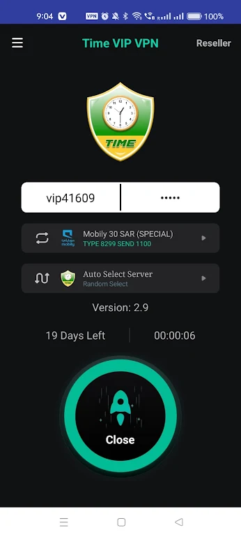 Time VIP VPN Schermafbeelding 1