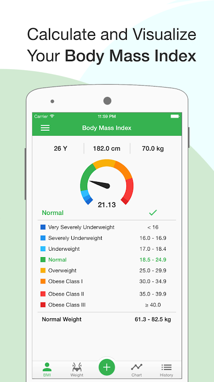 BMI Calculator: Weight Tracker屏幕截圖0