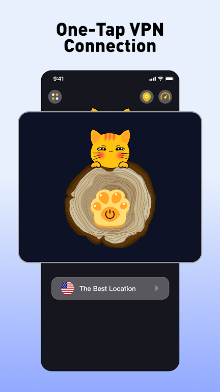 CAT Speed VPN:Fast Easy Secure ảnh chụp màn hình 0