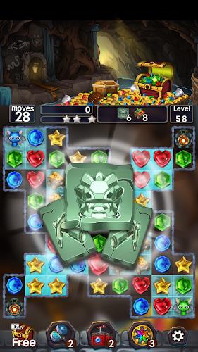 Jewel Mine Quest: Match-3 স্ক্রিনশট 3