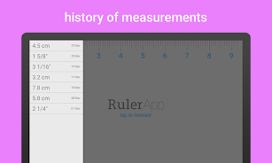 Ruler App: Measure centimeters captura de pantalla 3