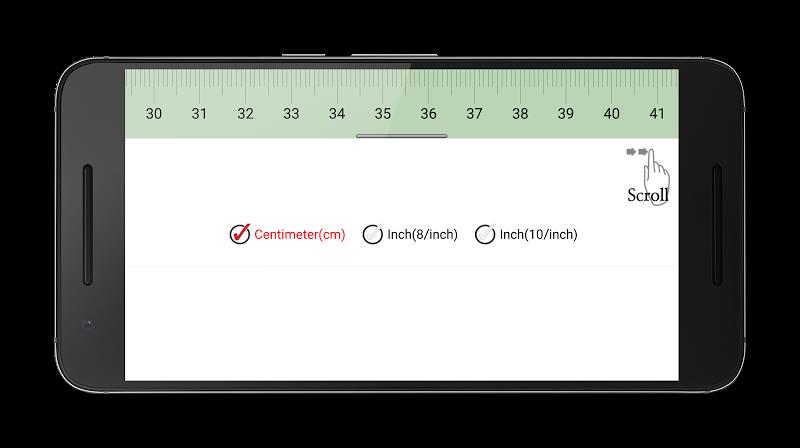 Tape measure: cm, inch Captura de tela 1