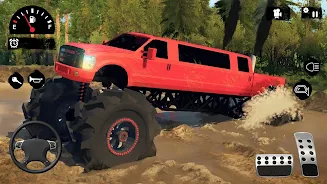 Big Car Limo Driving Simulator Скриншот 0