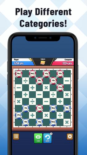 Damath: Math Checkers экрана 2