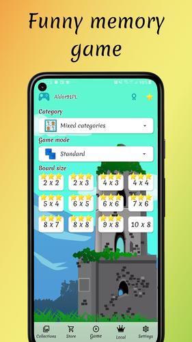 Cards Matching: memorize game ကိုဖန်သားပြင်1