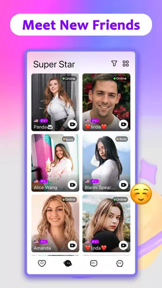 ภาพหน้าจอ MatchU-Live, Meet People, Chat 3