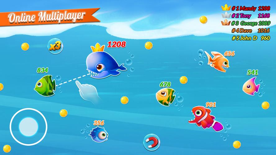 Fish.IO Fish Games Shark Games ภาพหน้าจอ 1