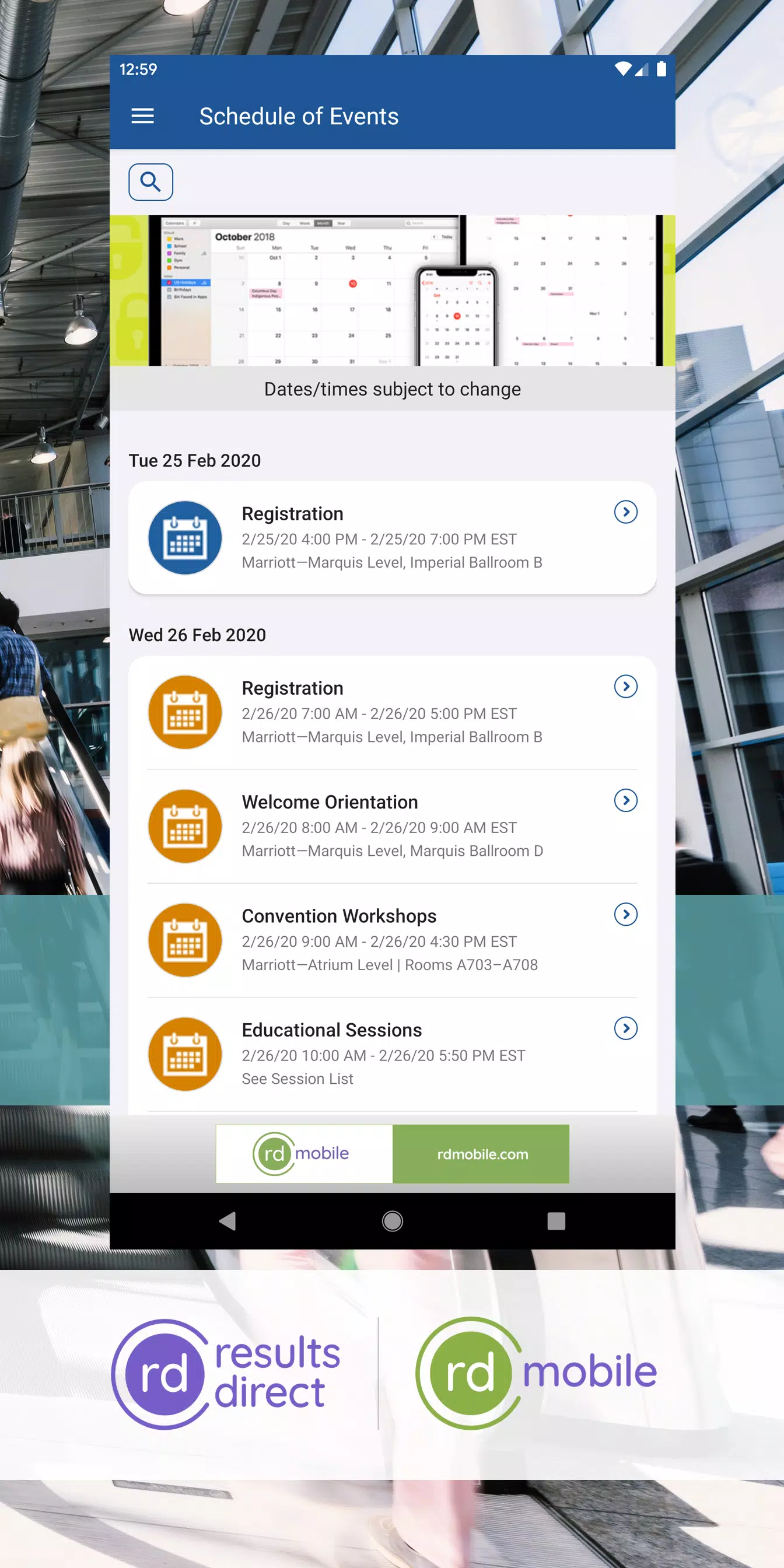 Eventsforce screenshot 2