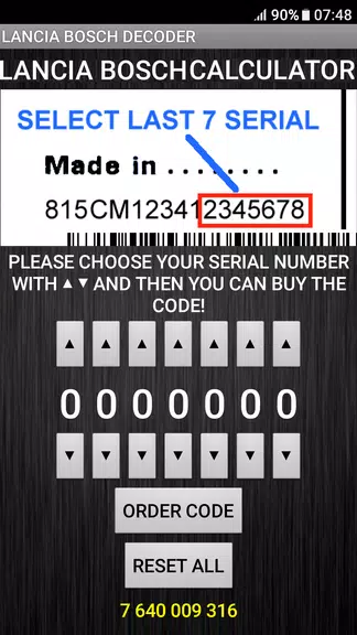 Bosch Lancia Radio Code Decode Screenshot 1