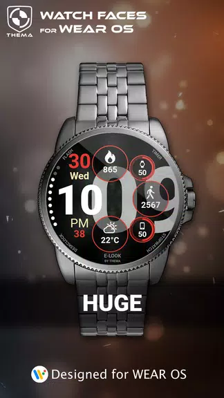 Huge Watch Face Schermafbeelding 0