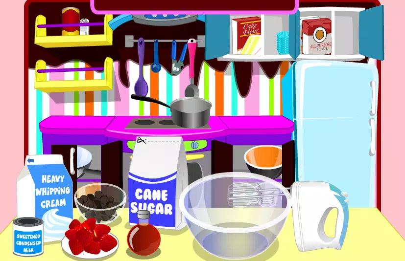 game cooking chocolate cream ภาพหน้าจอ 2