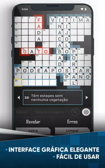 Palavras Cruzadas em Português Captura de tela 3