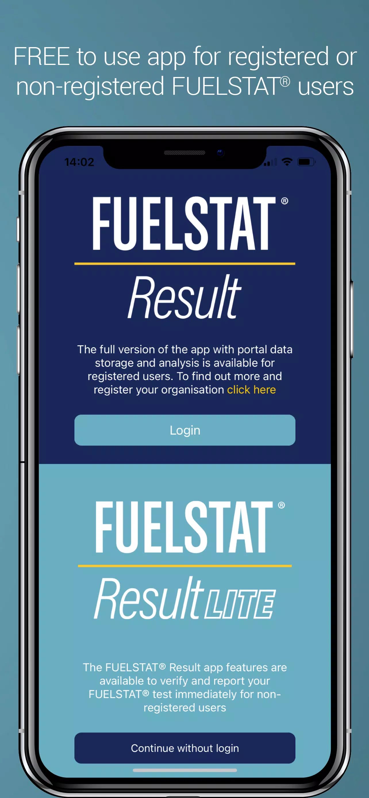 Screenshot FUELSTAT Result 0