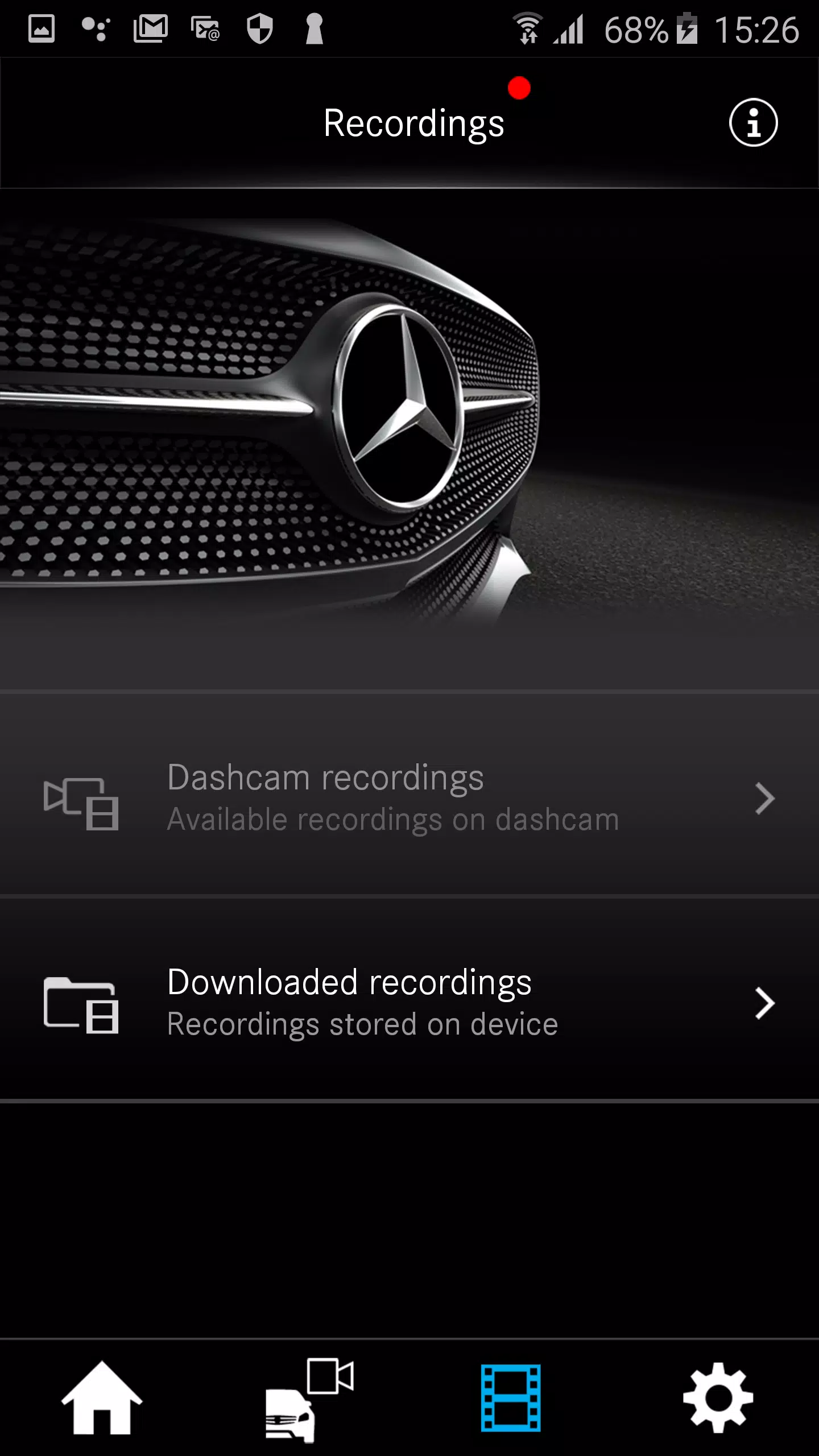 Screenshot Mercedes-Benz Dashcam 1