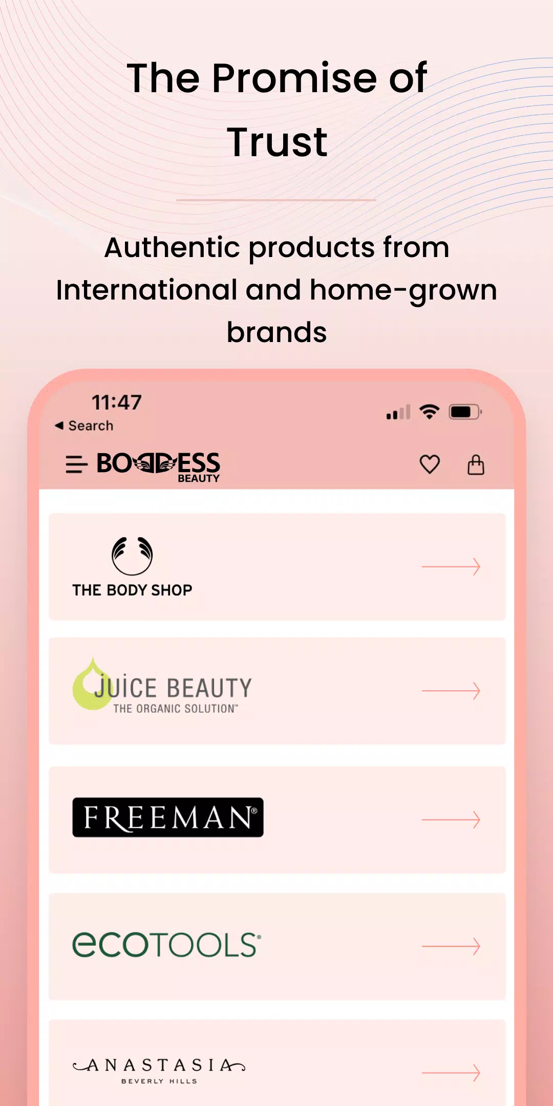 Screenshot Boddess: Beauty Shopping App 2