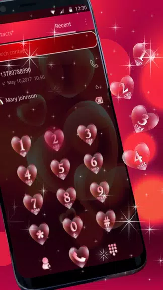 Screenshot Red Heart Love Theme 2