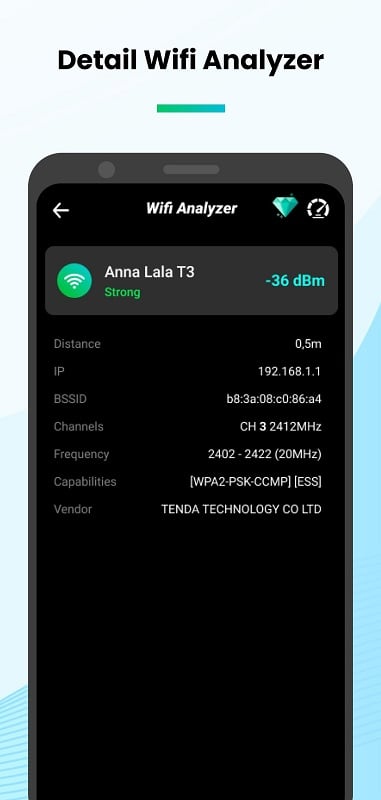 Speed Test & Wifi Analyzer Schermafbeelding 3