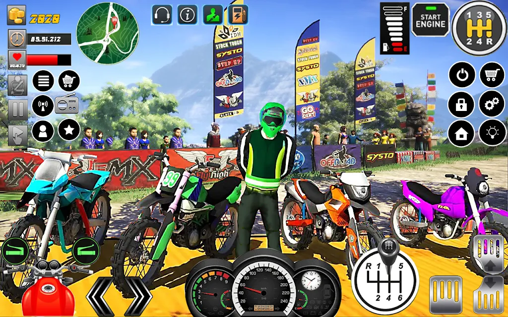 Bike Stunt Dirt Bike Games Скриншот 0