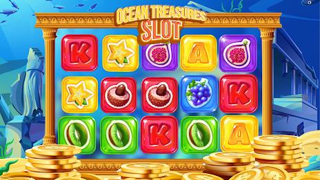 Ocean Treasures Slots 777 스크린샷 3