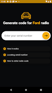 Ford radio code generator স্ক্রিনশট 0