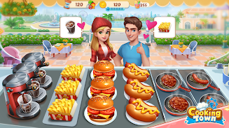 ภาพหน้าจอ Cooking Town - Restaurant Game 1