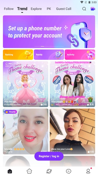 MICO: Live Streaming Скриншот 0