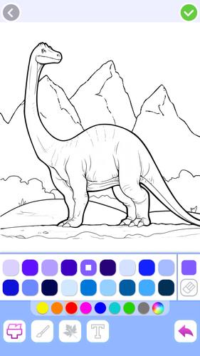 Dino Coloring Screenshot 2