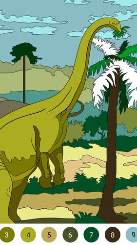 Dino Coloring Encyclopedia应用截图第1张