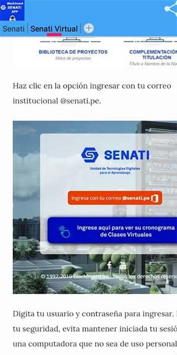 Senati Blackboard屏幕截圖2