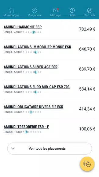 Screenshot Mon Epargne 2