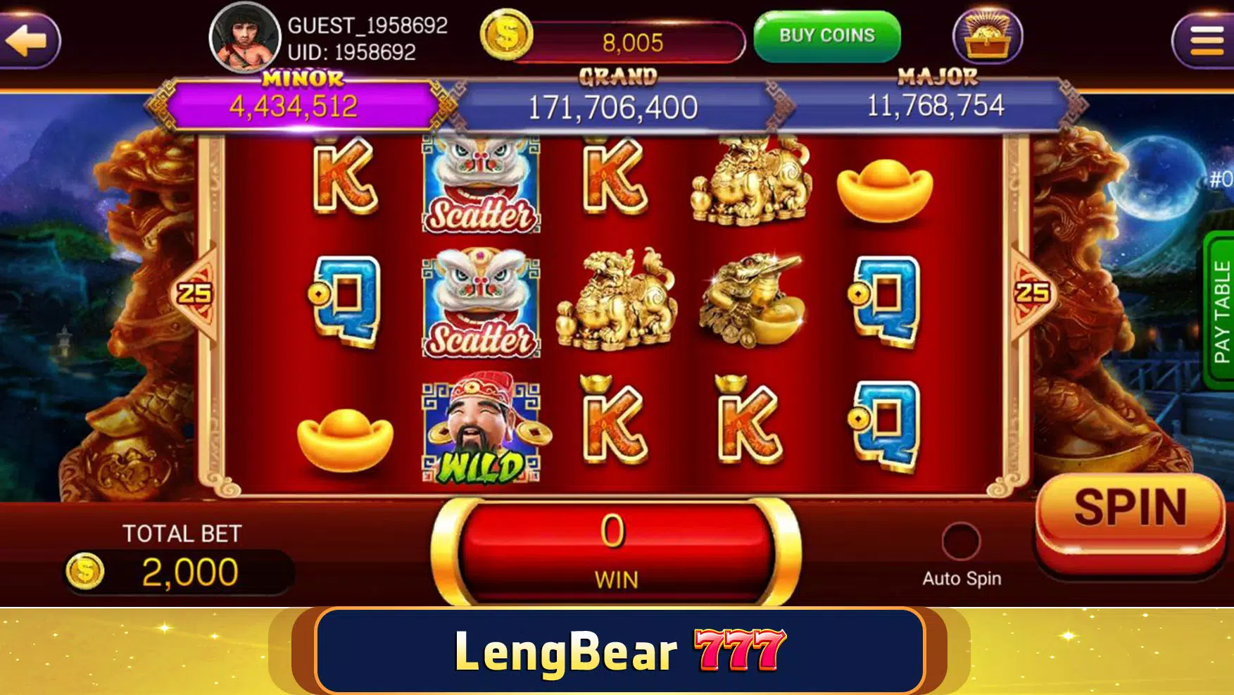 LengBear 777 - Khmer Games ကိုဖန်သားပြင်0