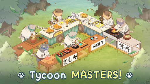 Cat Garden Food Party Tycoon screenshot 2