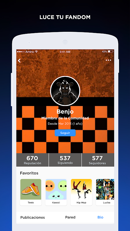 FNAF Amino en Español ekran görüntüsü 0