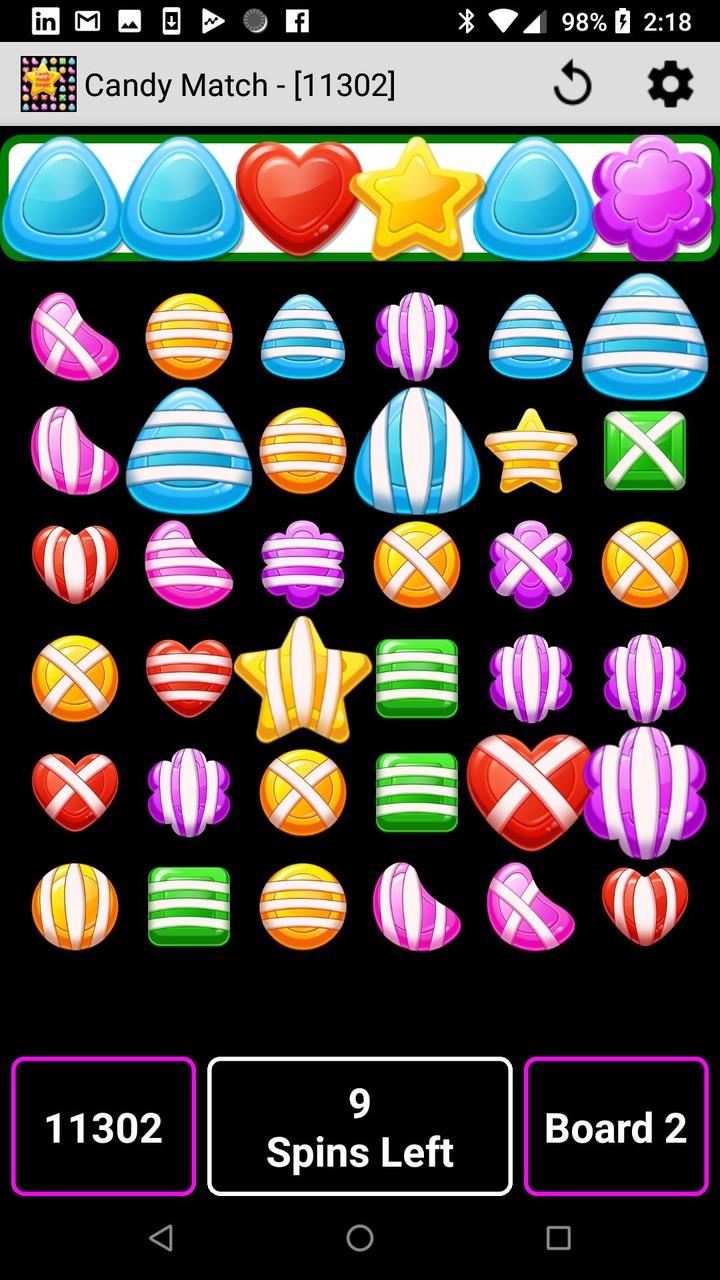 Candy Match Bingo ảnh chụp màn hình 1